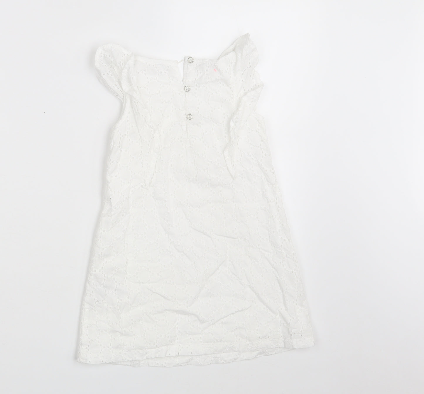 Minoti Girls White   A-Line  Size 3-4 Years
