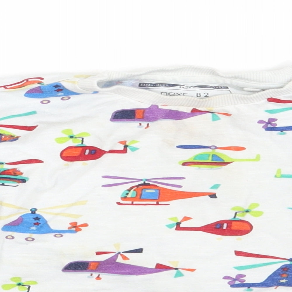 NEXT Boys White   Basic T-Shirt Size 2-3 Years
