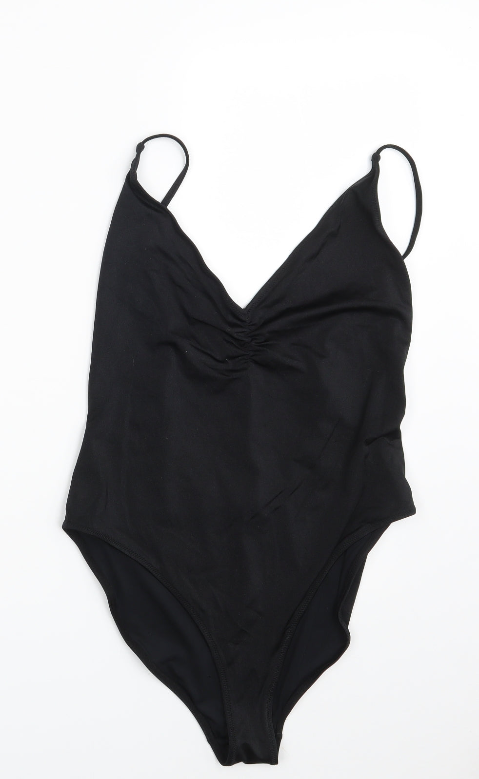 Topshop Womens Black   Bodysuit One-Piece Size 16
