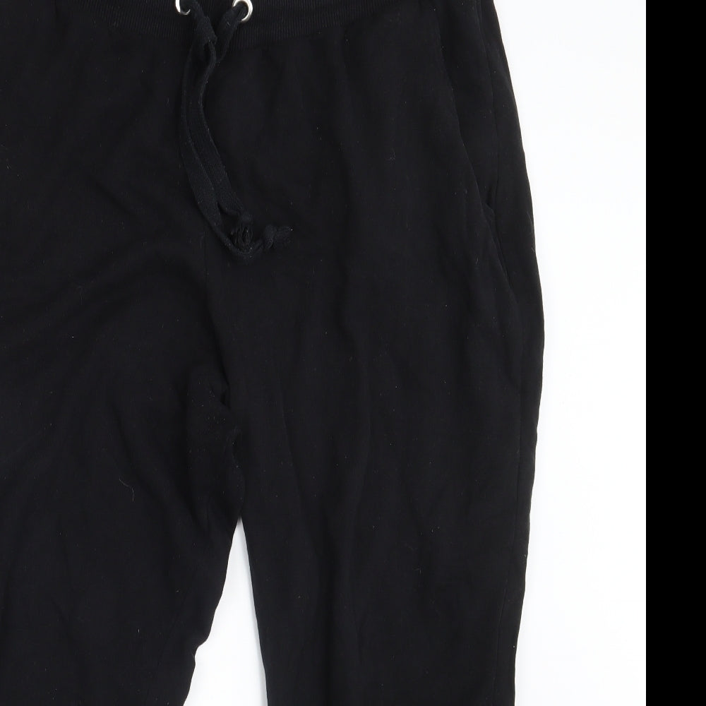 COLLUSION Womens Black   Jogger Trousers Size 20 L28 in