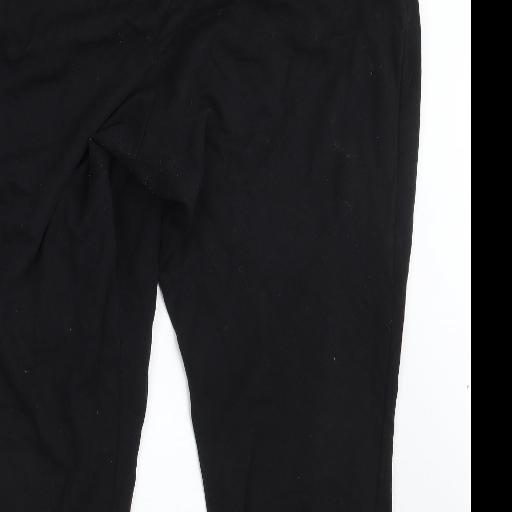 COLLUSION Womens Black   Jogger Trousers Size 20 L28 in