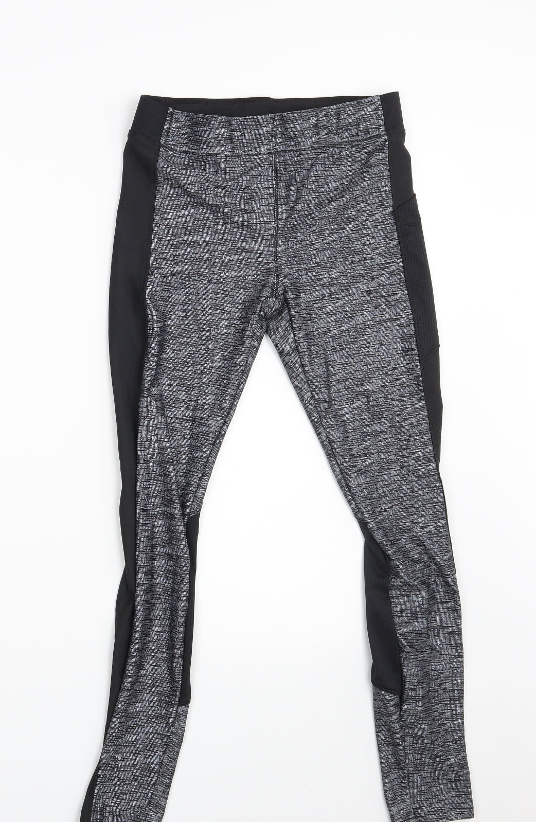 DOMYOS Womens Black   Compression Leggings Size 28 in L31 in
