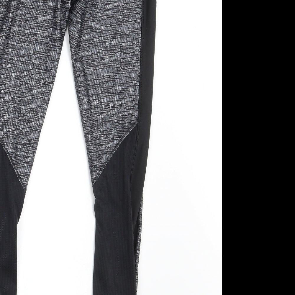 DOMYOS Womens Black   Compression Leggings Size 28 in L31 in