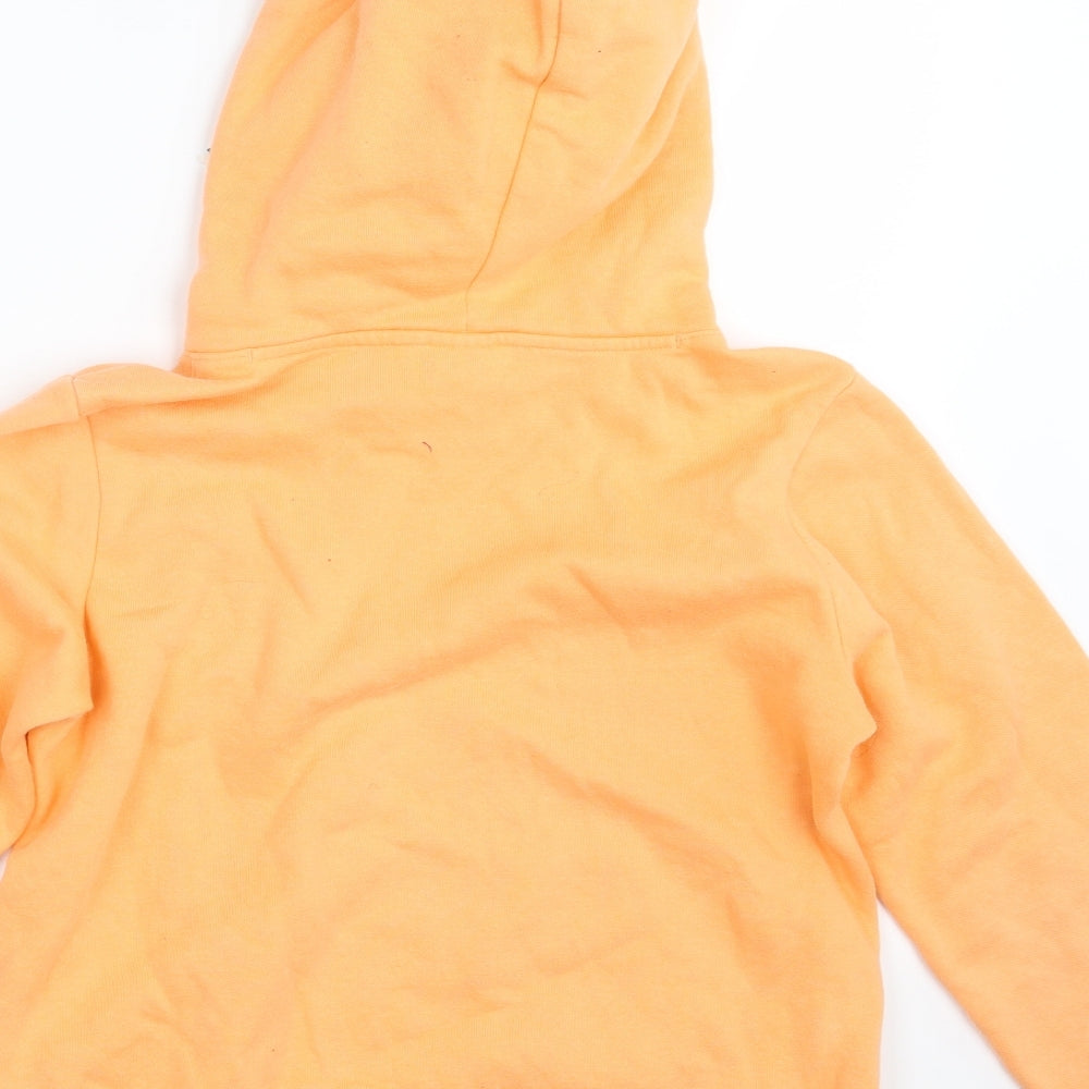 Champion Mens Orange   Pullover Hoodie Size S