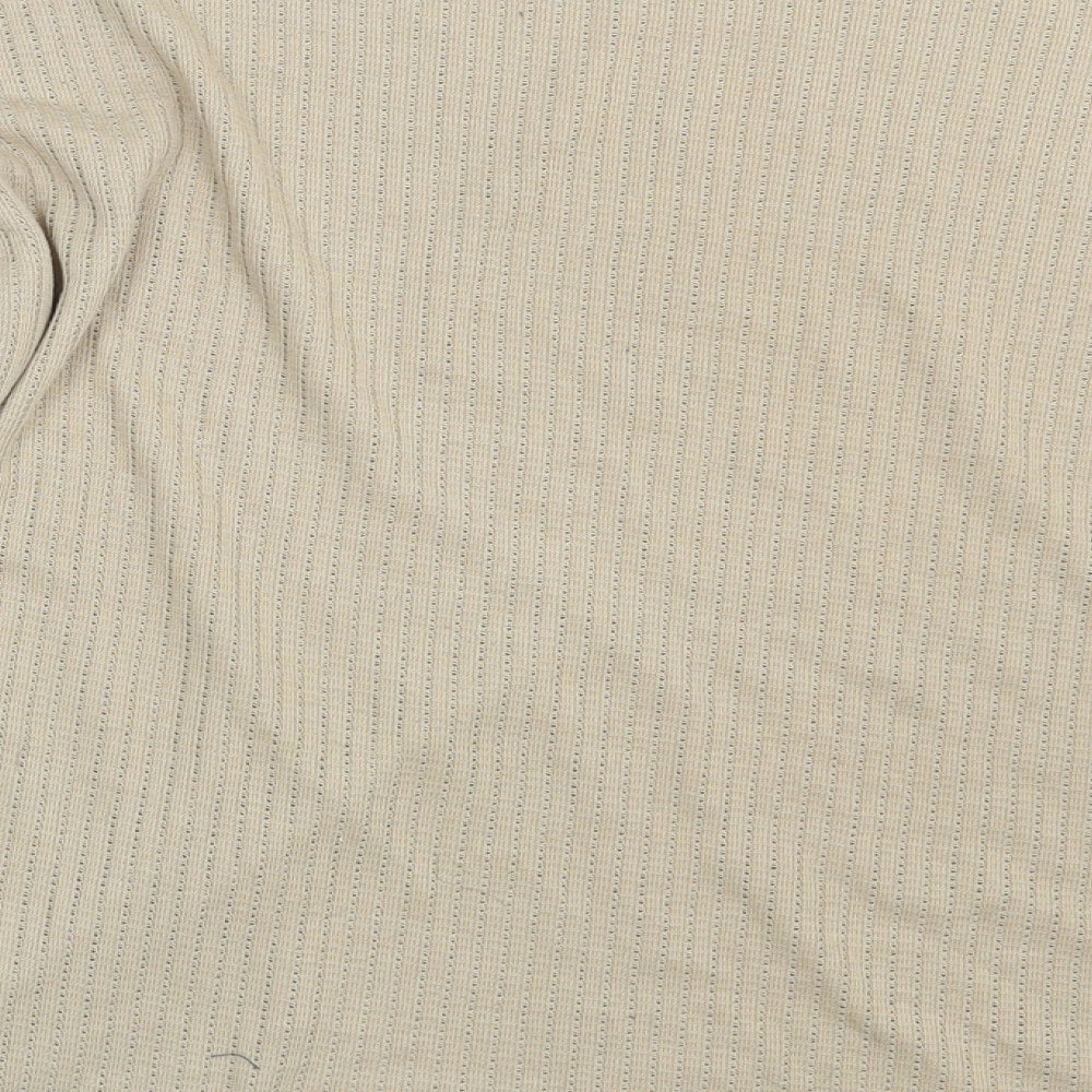 Boohoo Womens Beige   Pullover Sweatshirt Size 16