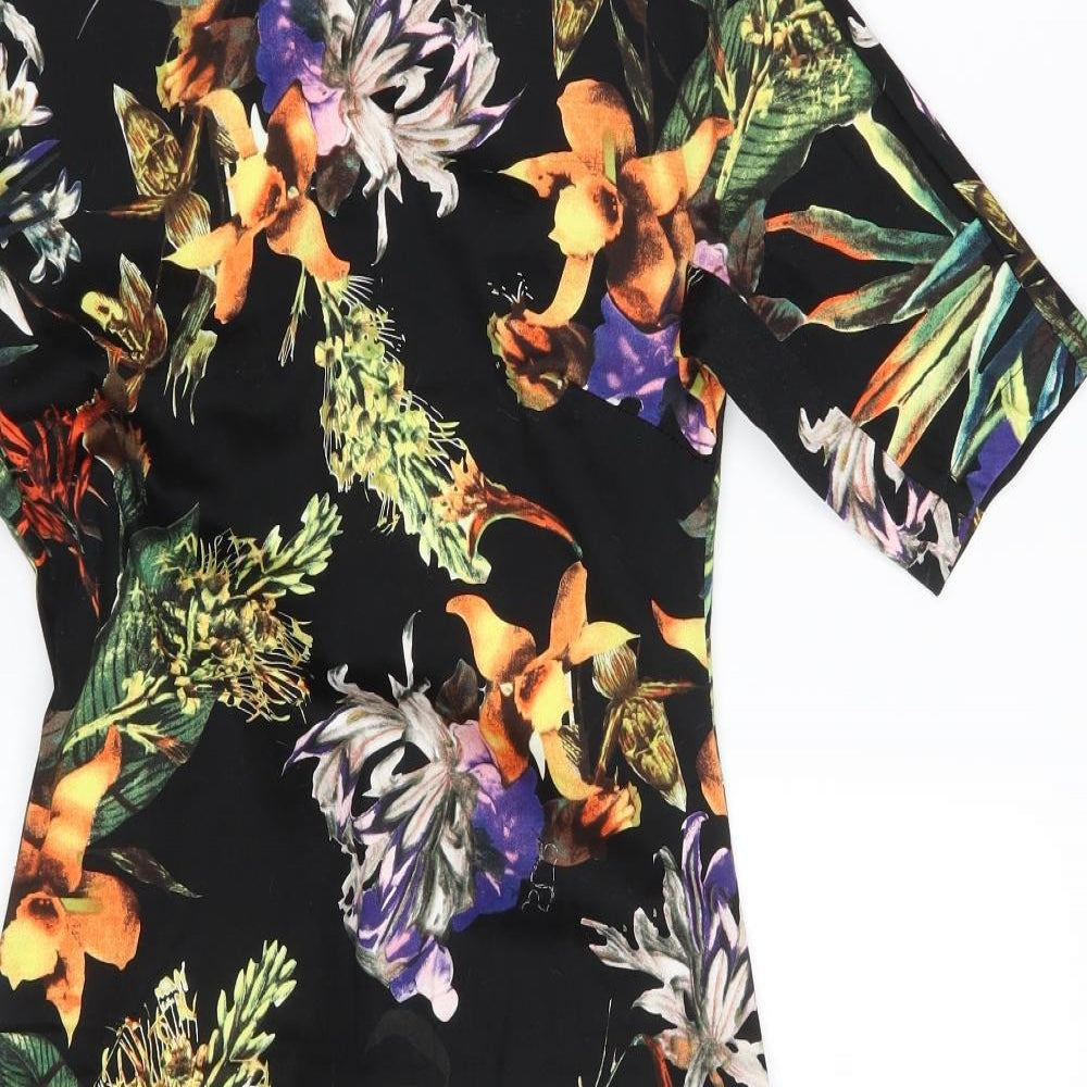 AX Paris Womens Multicoloured Floral  Fit & Flare  Size 10