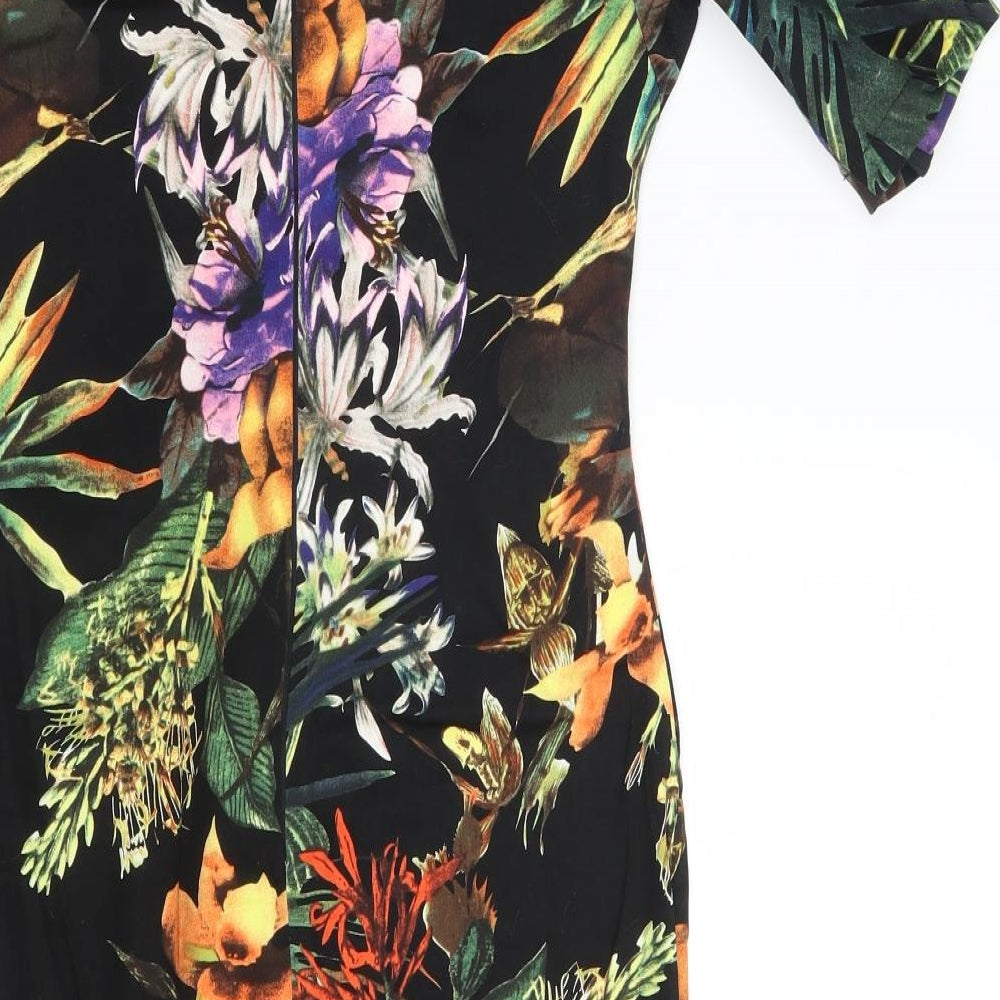 AX Paris Womens Multicoloured Floral  Fit & Flare  Size 10