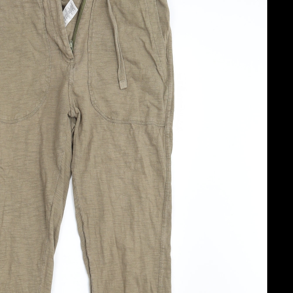NEXT Womens Brown   Trousers  Size 8 L28 in