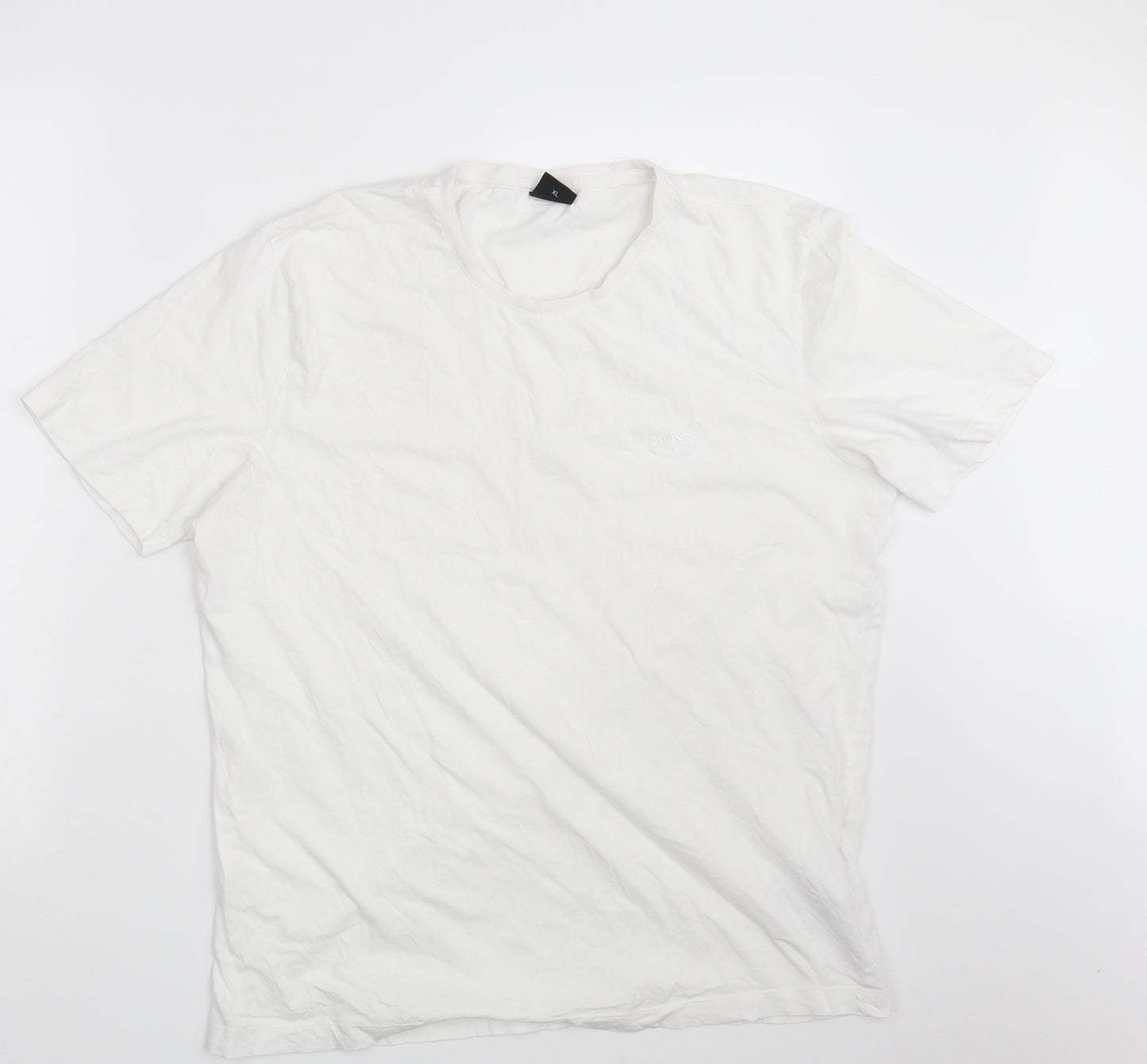 HUGO BOSS Mens White    T-Shirt Size XL