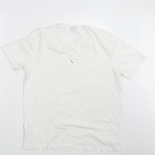 HUGO BOSS Mens White    T-Shirt Size XL