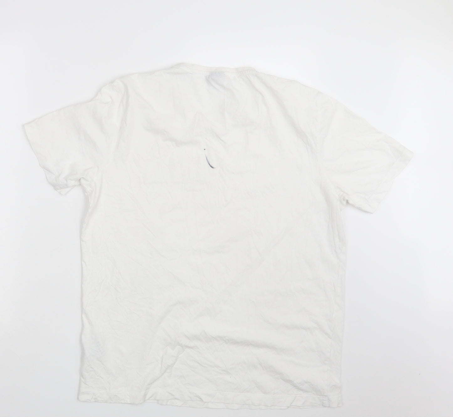 HUGO BOSS Mens White    T-Shirt Size XL