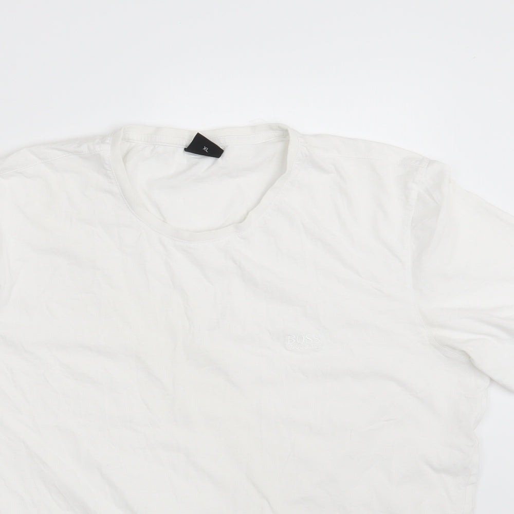 HUGO BOSS Mens White    T-Shirt Size XL