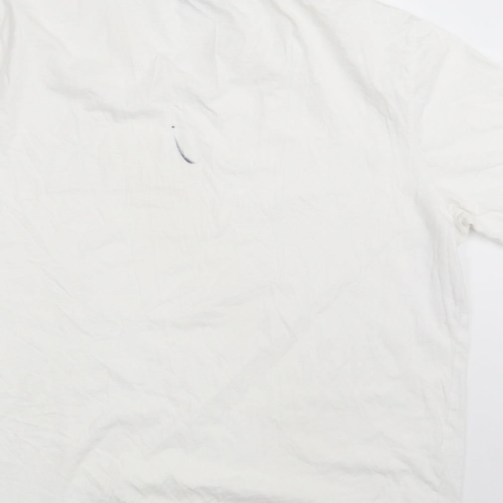 HUGO BOSS Mens White    T-Shirt Size XL