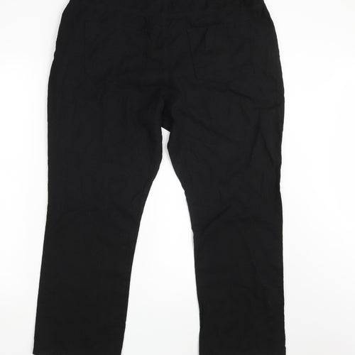 Very Womens Black   Bloomer Trousers Size 16 L26 in