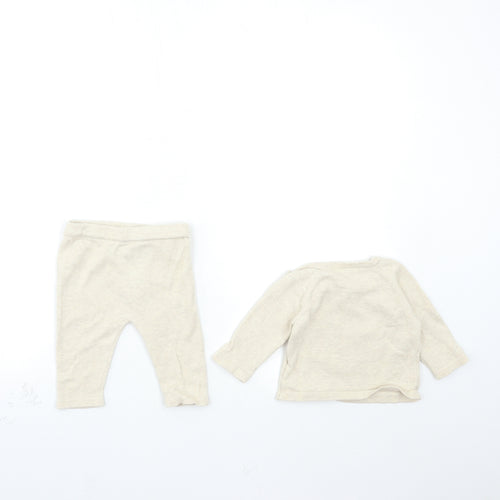 Disney Baby Baby Beige  Knit Trousers Outfit/Set Size 0-3 Months  - DUMBO