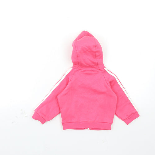 adidas Baby Pink   Full Zip Jumper Size 0-3 Months