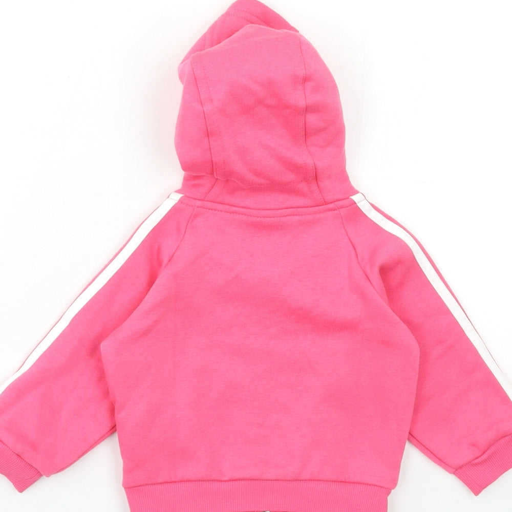 adidas Baby Pink   Full Zip Jumper Size 0-3 Months