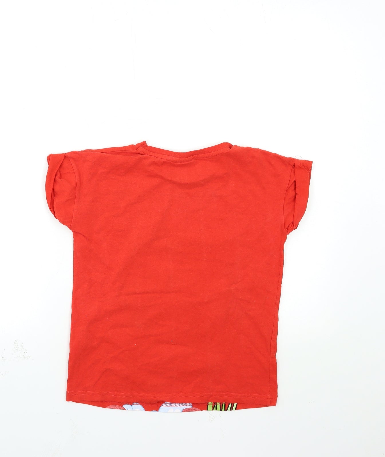 Disney Girls Red   Basic T-Shirt Size 10-11 Years  - Minnie mouse