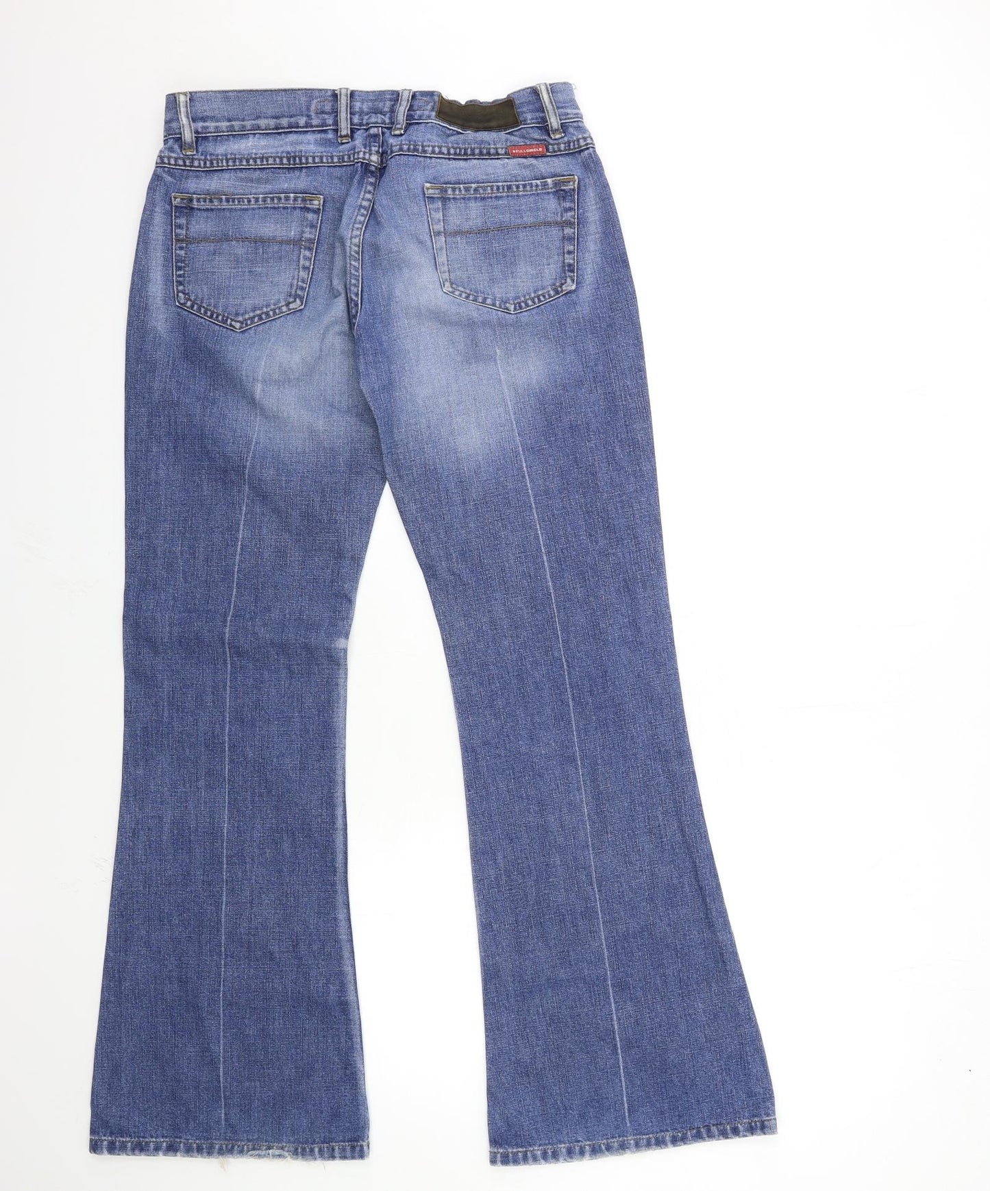 Full Circle Womens Blue  Denim Flared Jeans Size 31 in L30 in