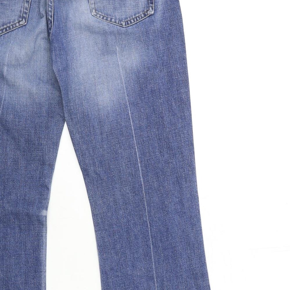 Full Circle Womens Blue  Denim Flared Jeans Size 31 in L30 in