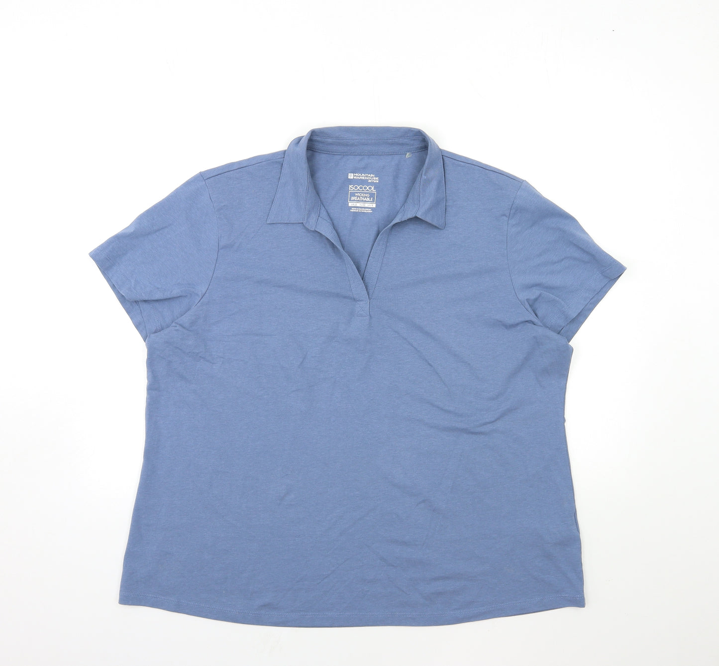 Mountain Warehouse Womens Blue   Basic Polo Size 22