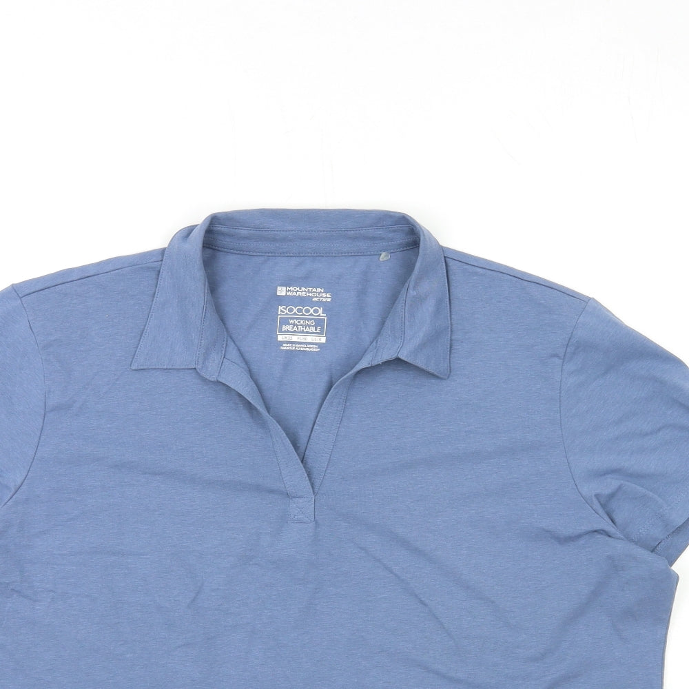 Mountain Warehouse Womens Blue   Basic Polo Size 22