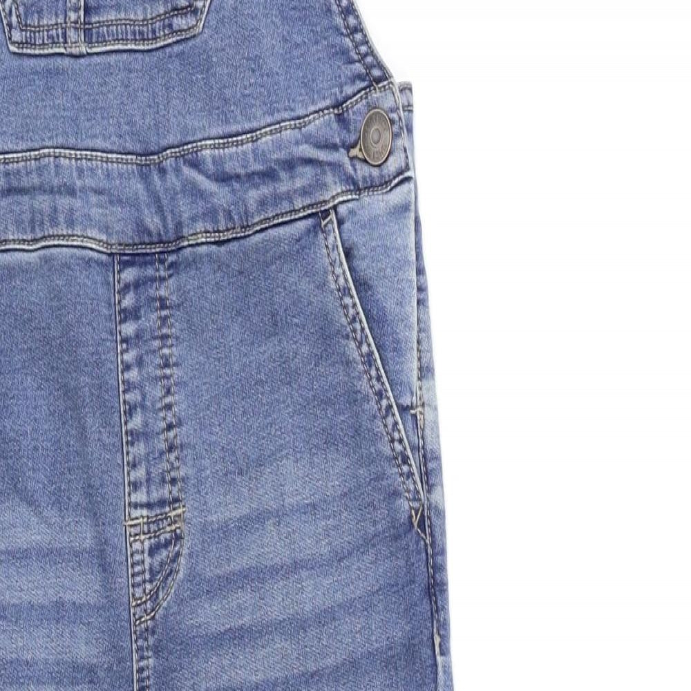 NEXT Boys Blue  Denim Dungarees Trousers Size 5-6 Years