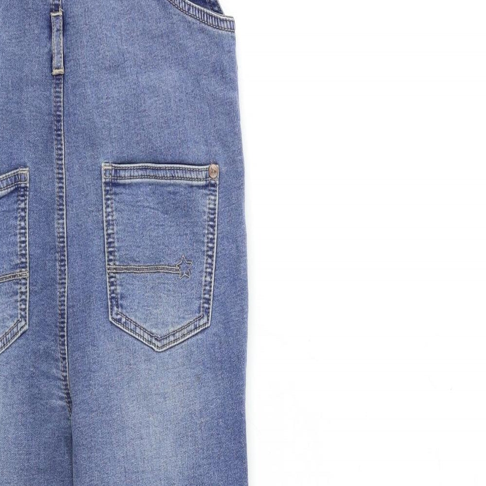 NEXT Boys Blue  Denim Dungarees Trousers Size 5-6 Years