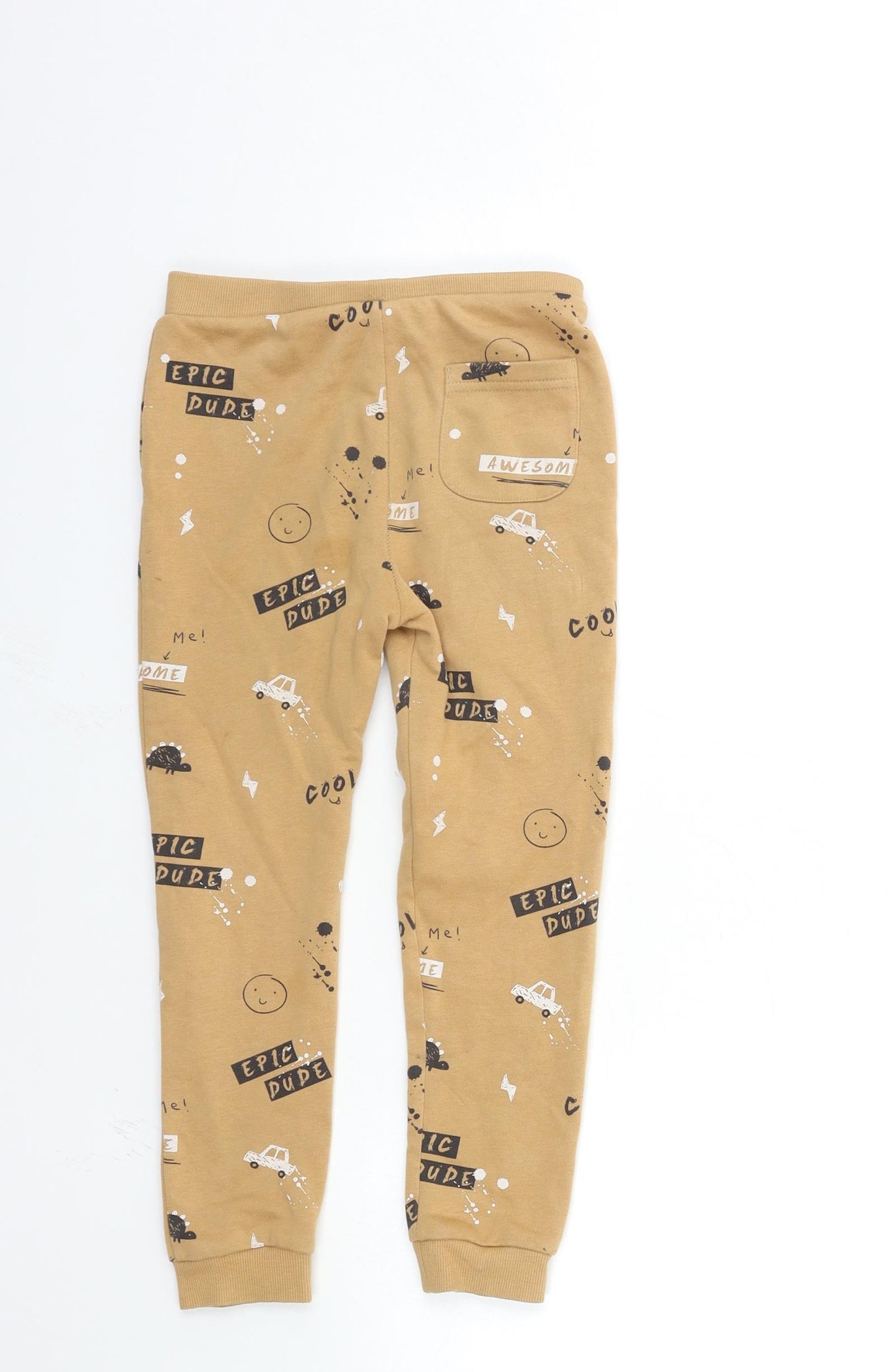 George Boys Brown   Jegging Trousers Size 5-6 Years