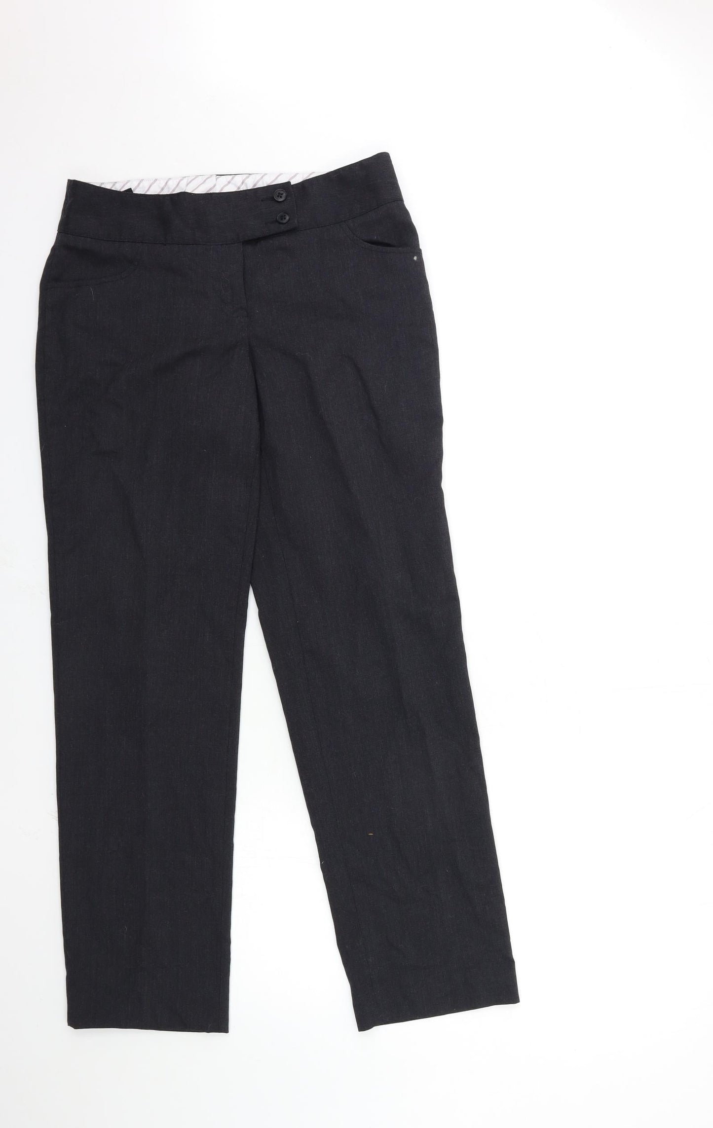 Club Class Womens Grey   Trousers  Size 12 L29 in