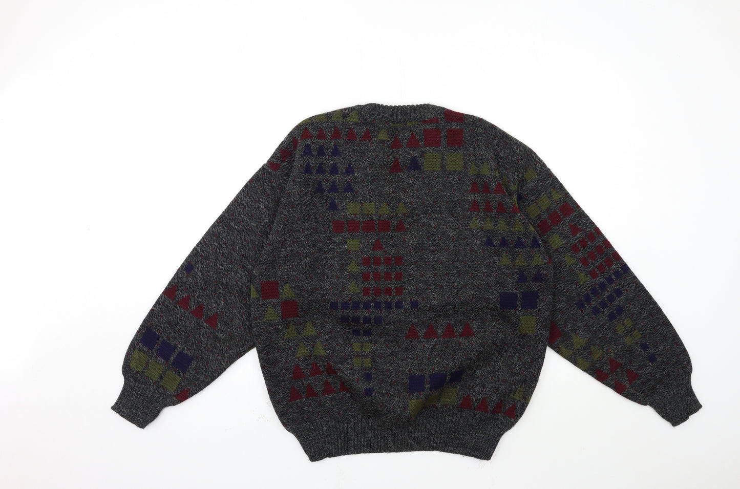 genuine knitwear Mens Grey  Knit Pullover Jumper Size M