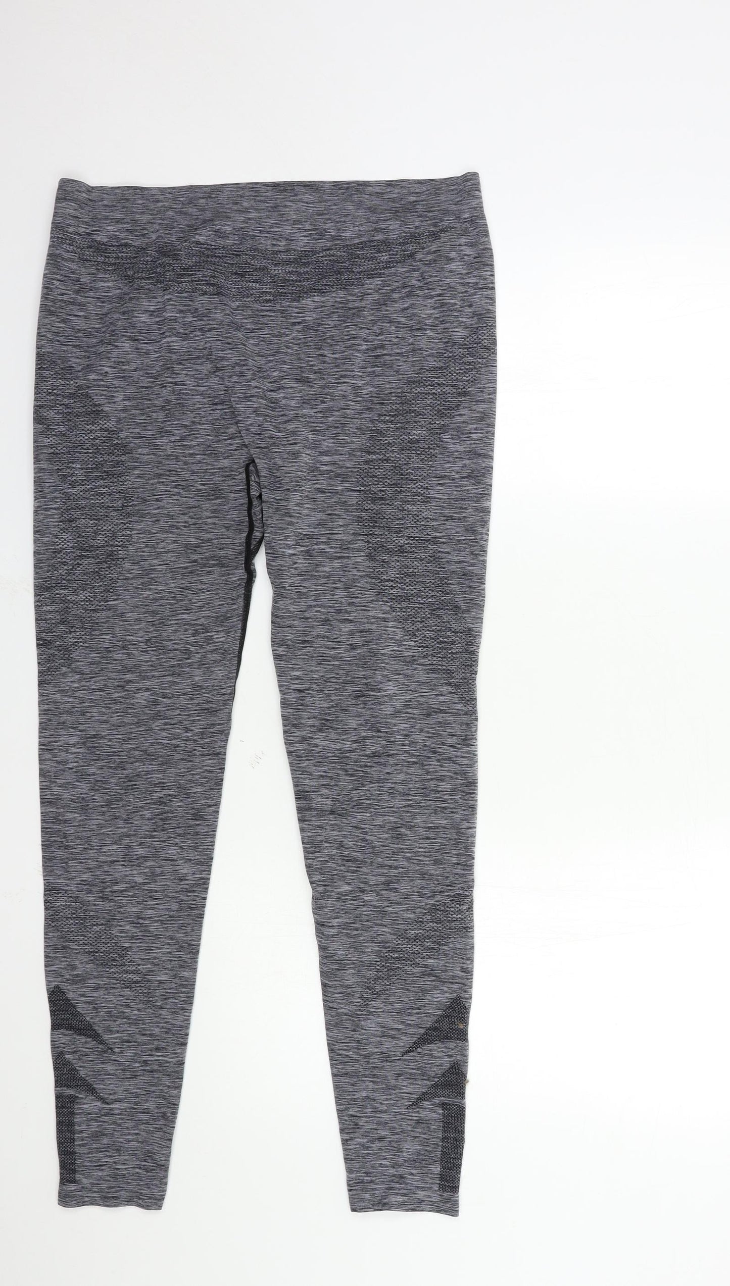 New Look Womens Grey   Compression Trousers Size L L28 in