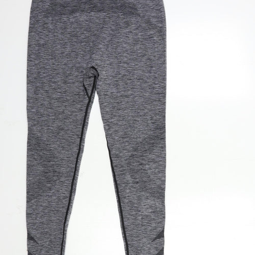 New Look Womens Grey   Compression Trousers Size L L28 in
