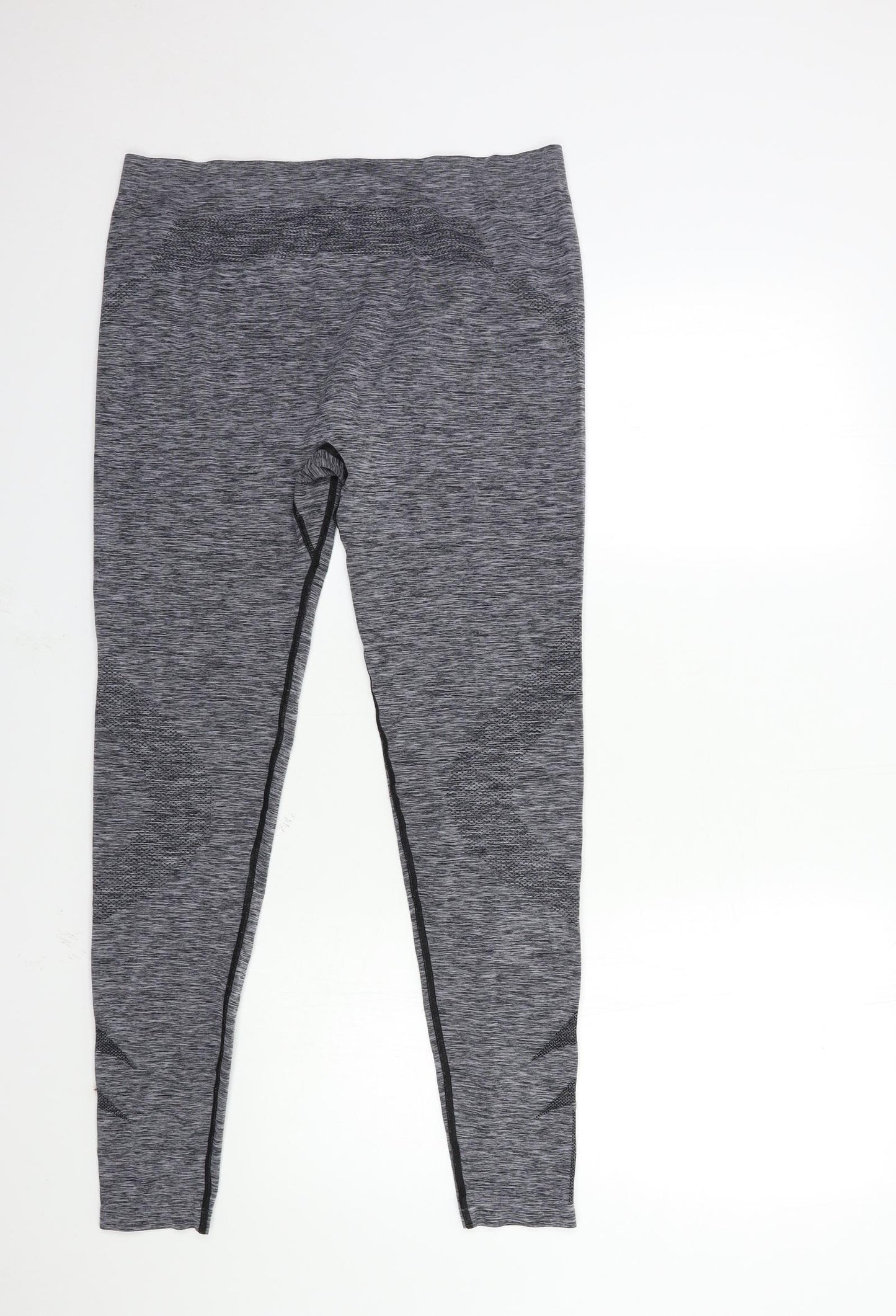 New Look Womens Grey   Compression Trousers Size L L28 in