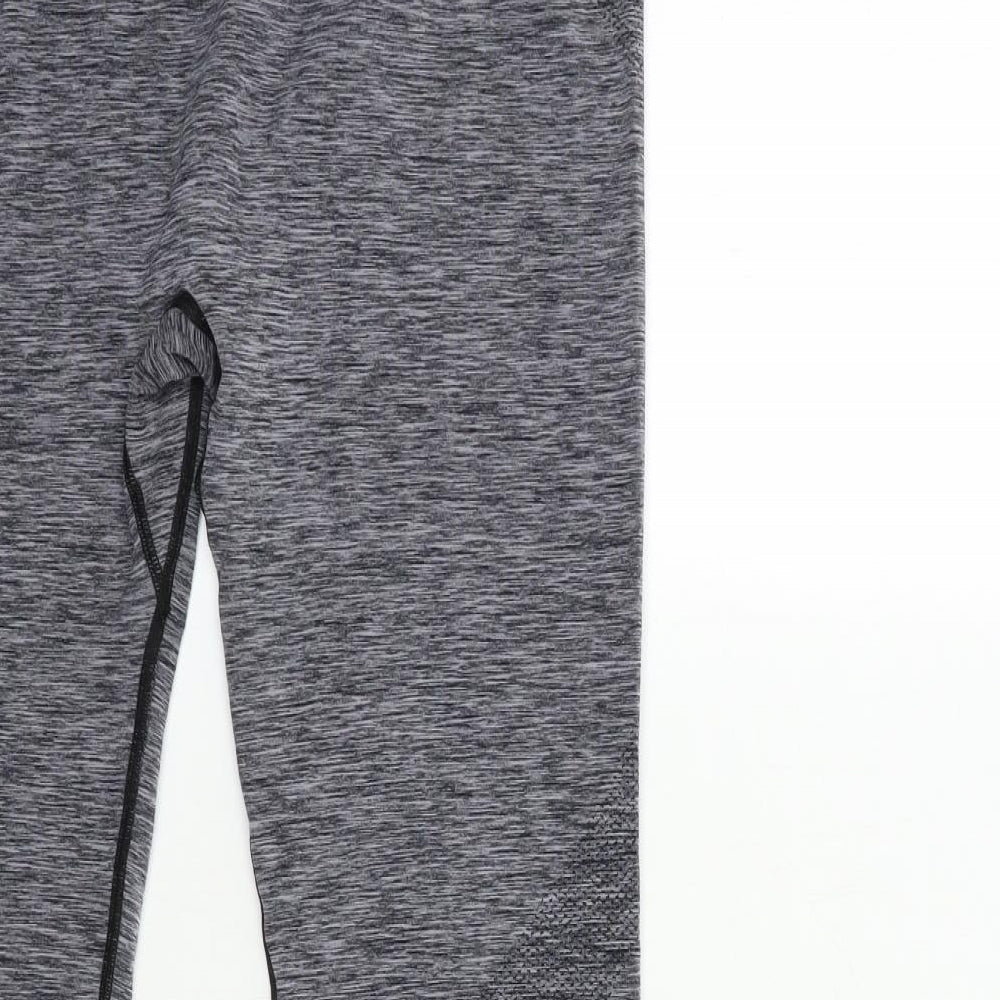 New Look Womens Grey   Compression Trousers Size L L28 in