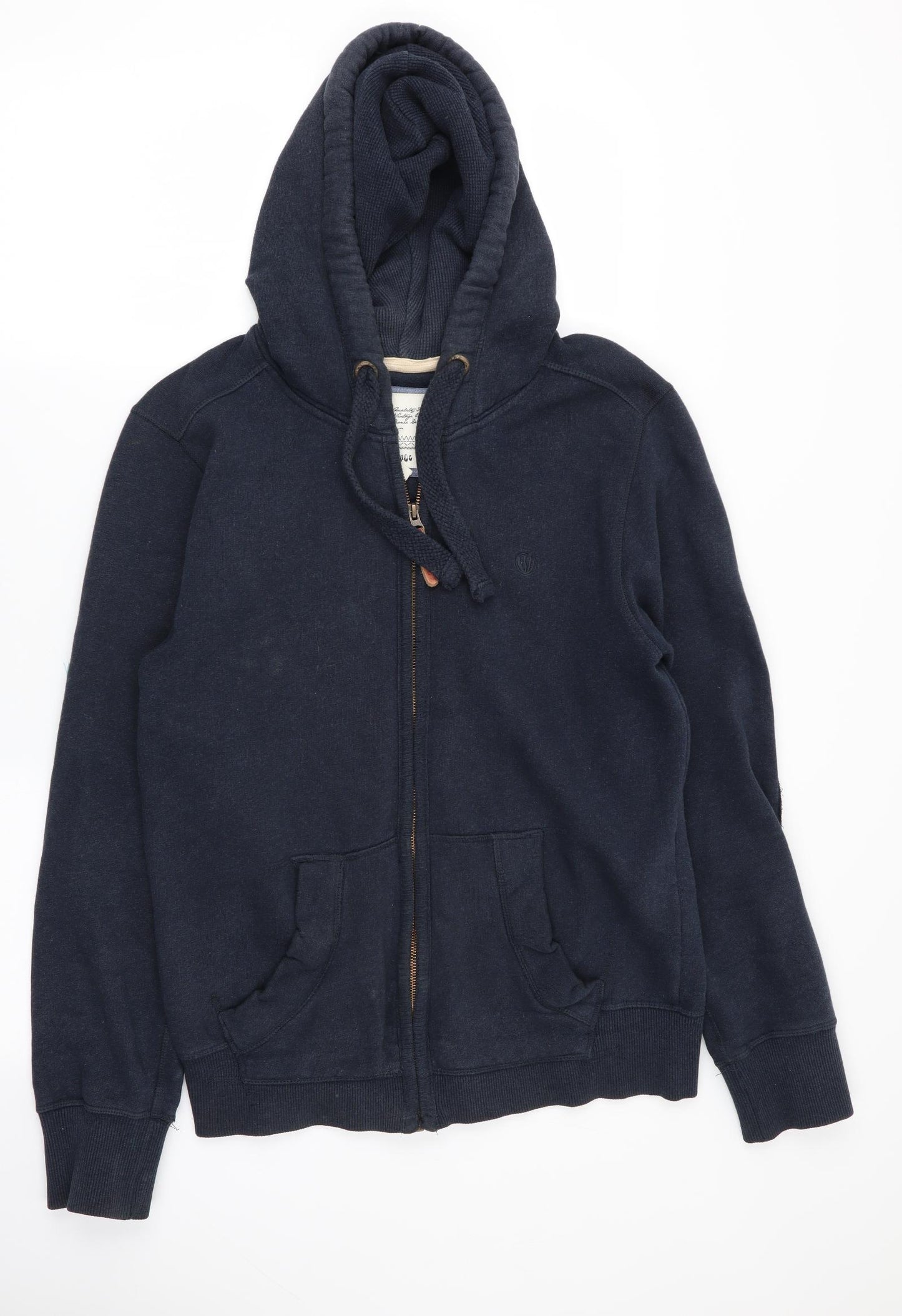 Fat Face Mens Blue   Full Zip Jumper Size S