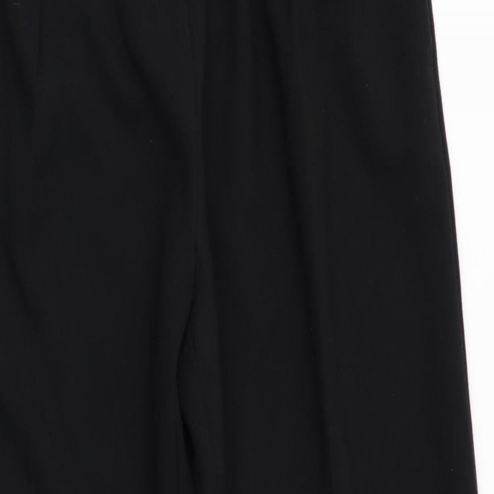 M&S Womens Black   Trousers  Size 14 L31 in