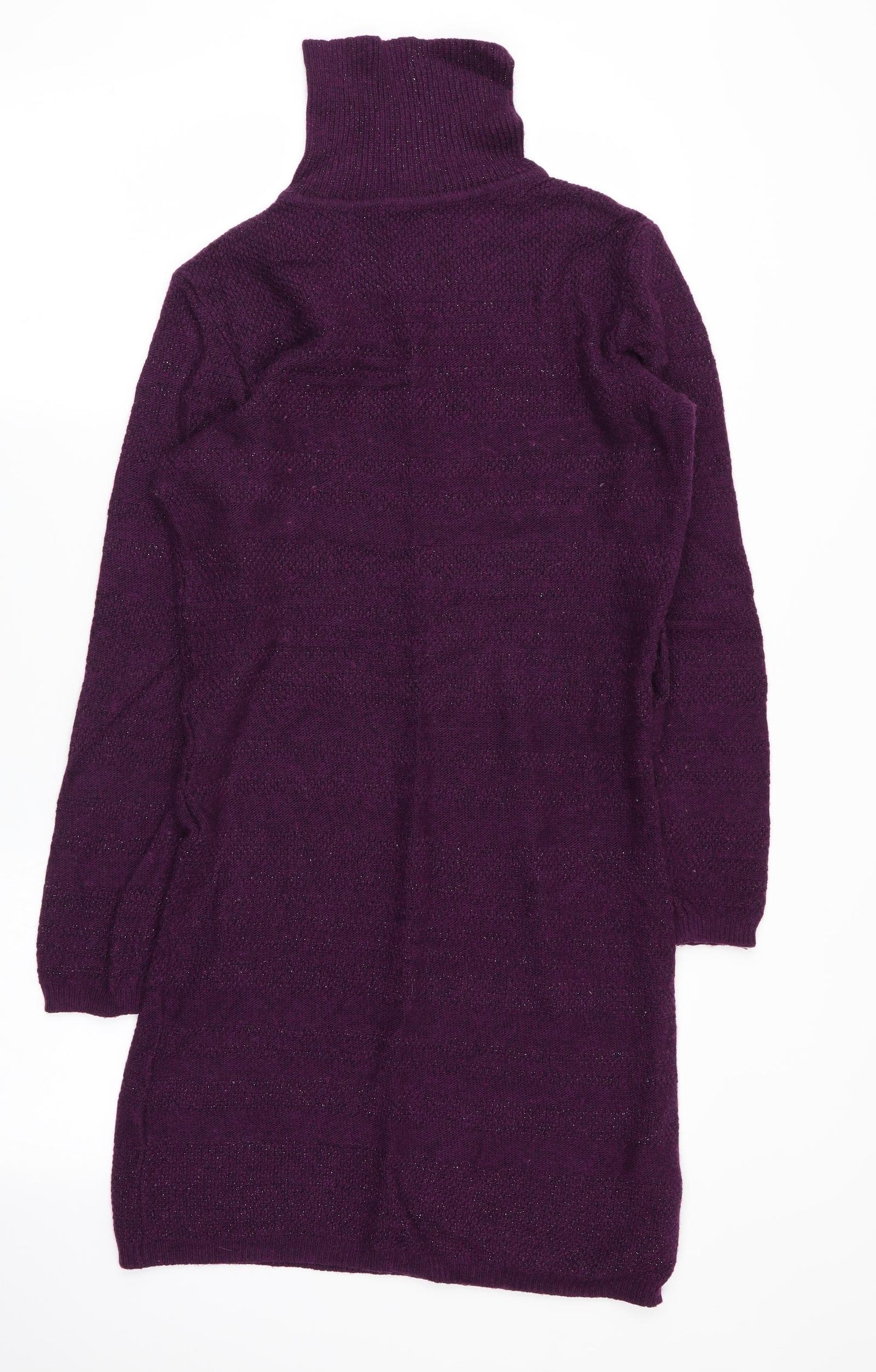 Preworn Womens Purple   Jumper Dress  Size M