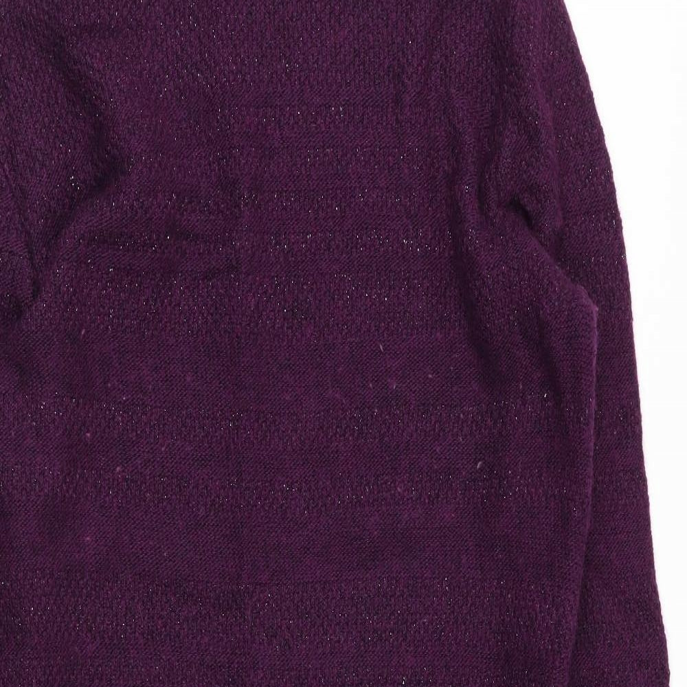 Preworn Womens Purple   Jumper Dress  Size M
