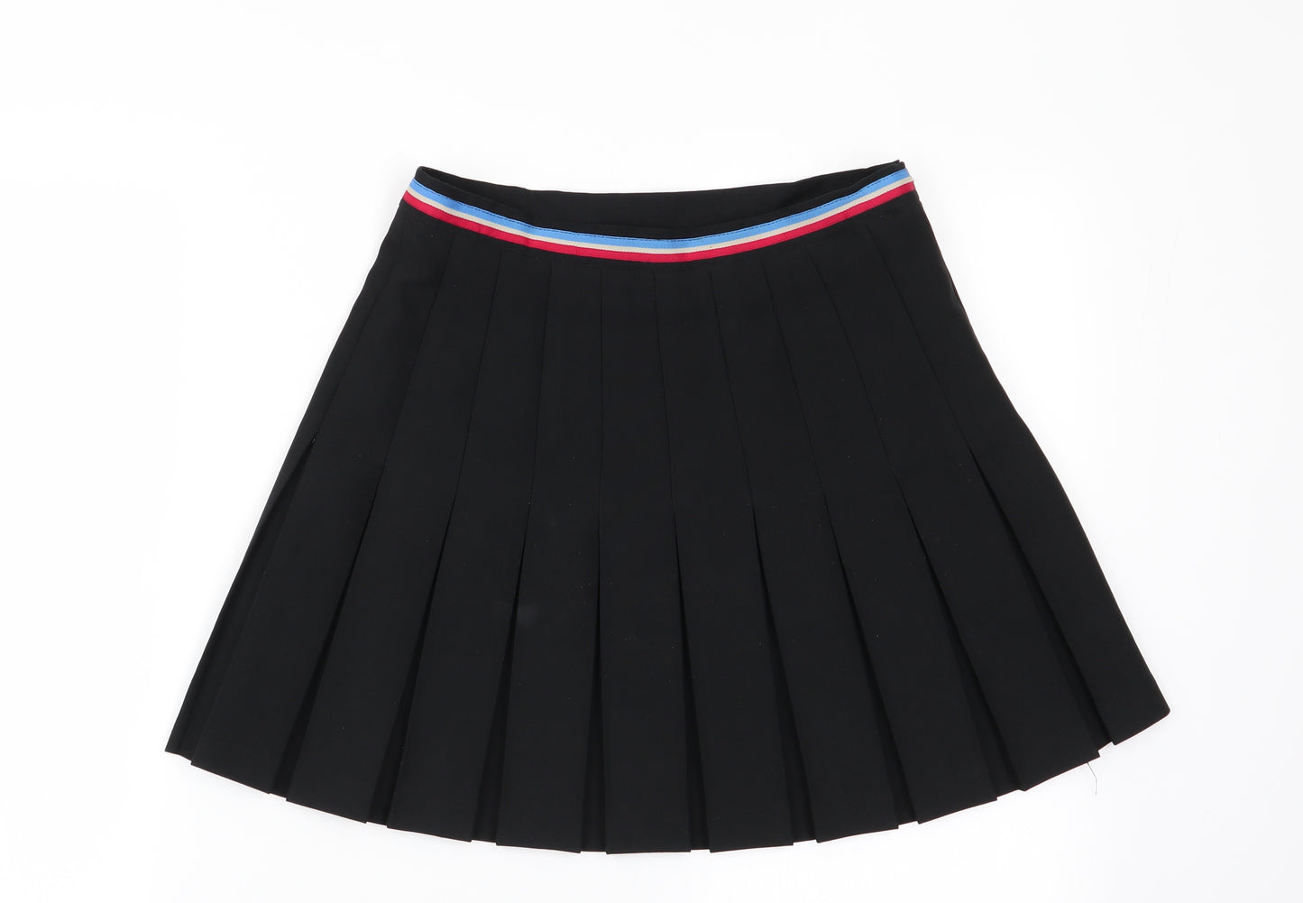 Topshop Womens Black   Pleated Skirt Size 8