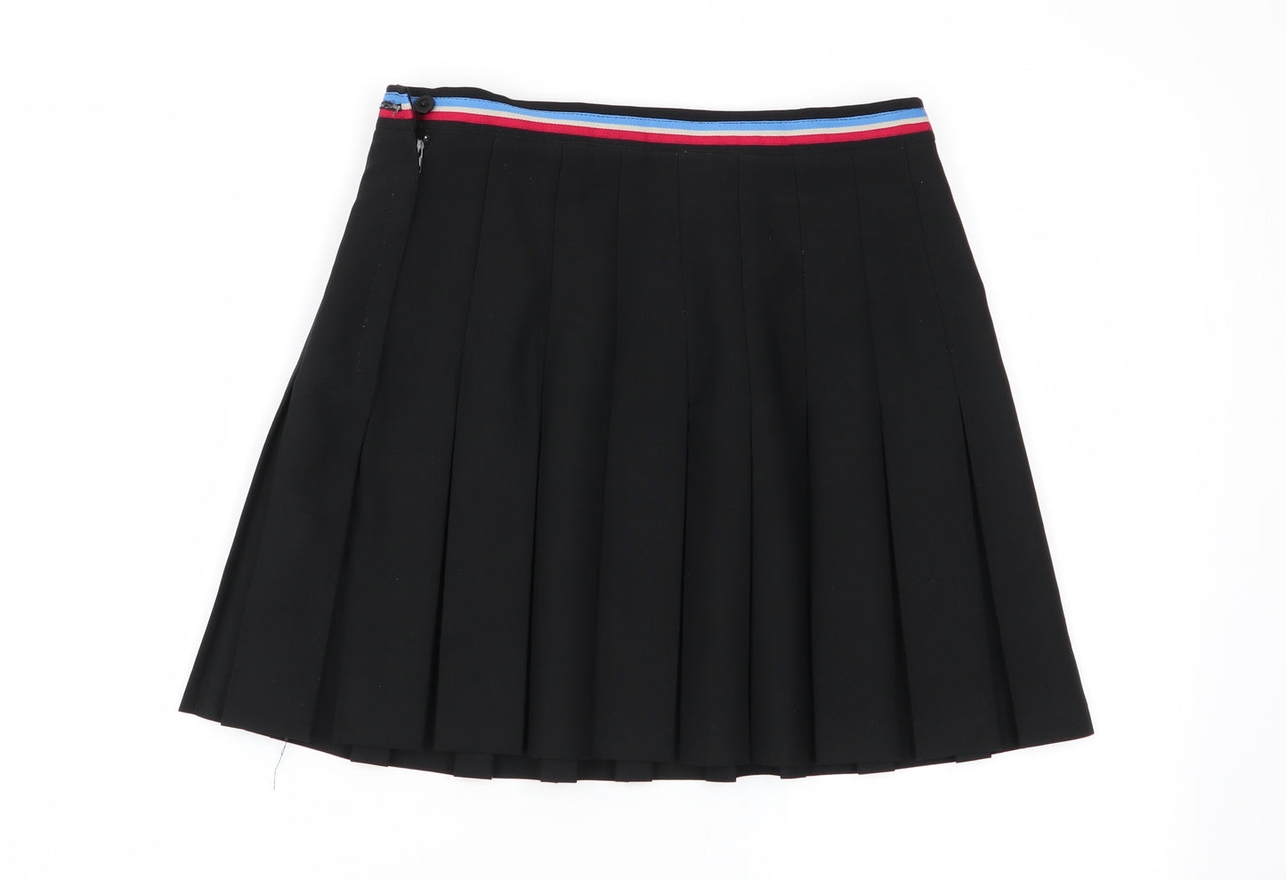 Topshop Womens Black   Pleated Skirt Size 8