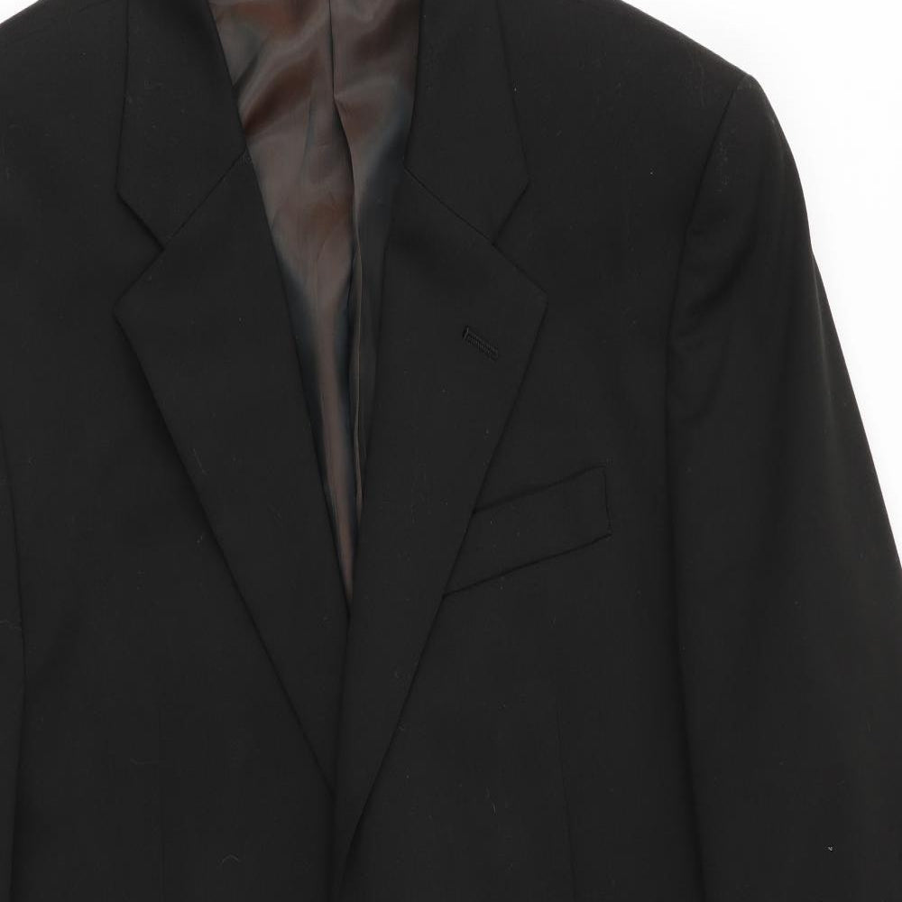 Taylor&Reese Mens Black   Jacket Blazer Size 40