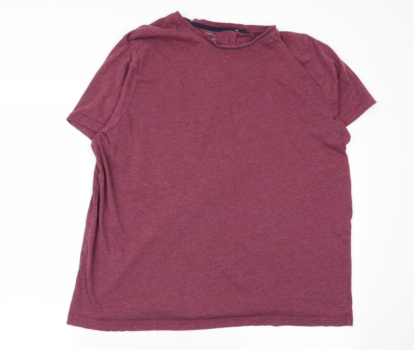 Asda George Mens Red    T-Shirt Size 2XL