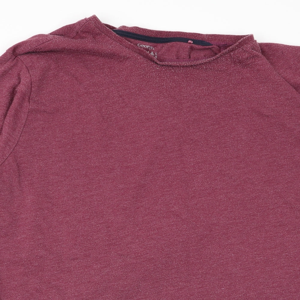 Asda George Mens Red    T-Shirt Size 2XL