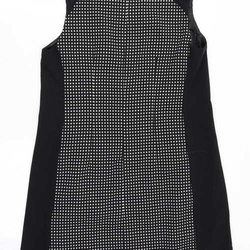NEXT Womens Black Polka Dot  Fit & Flare  Size 12