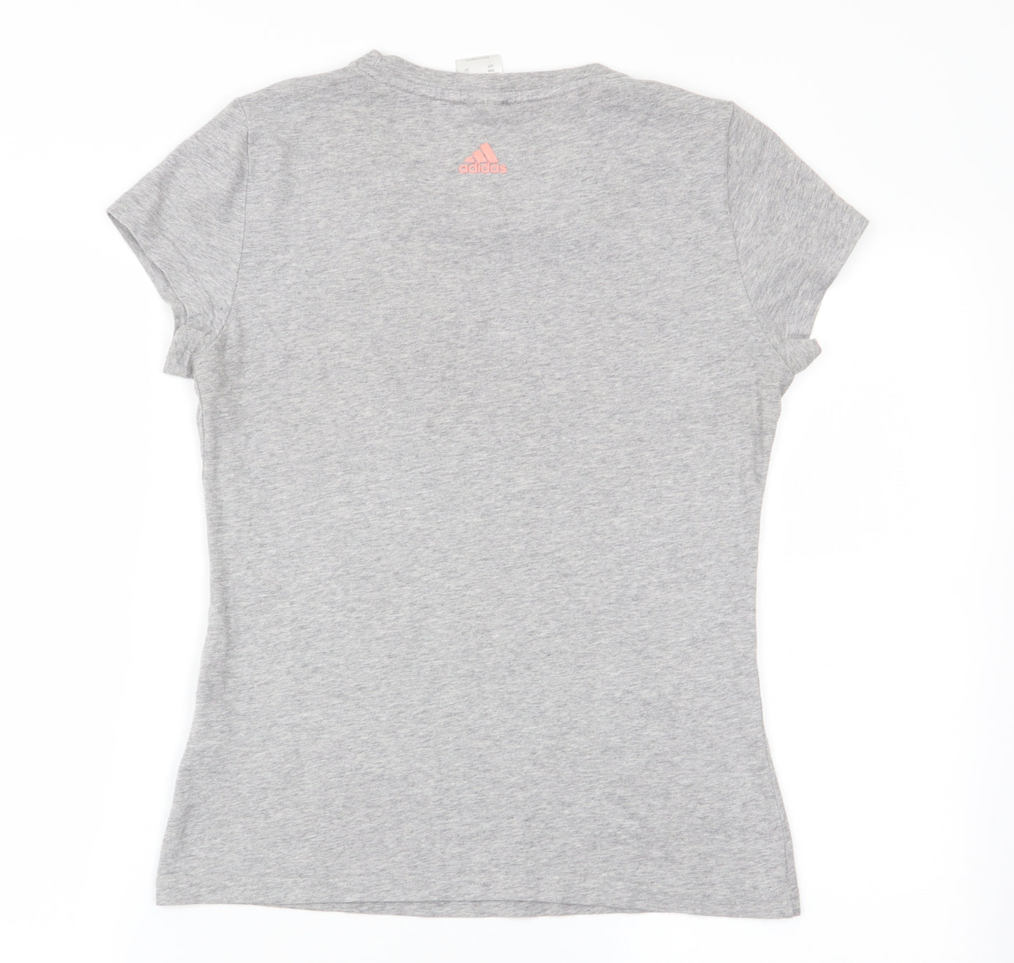 adidas Womens Grey   Basic T-Shirt Size 8