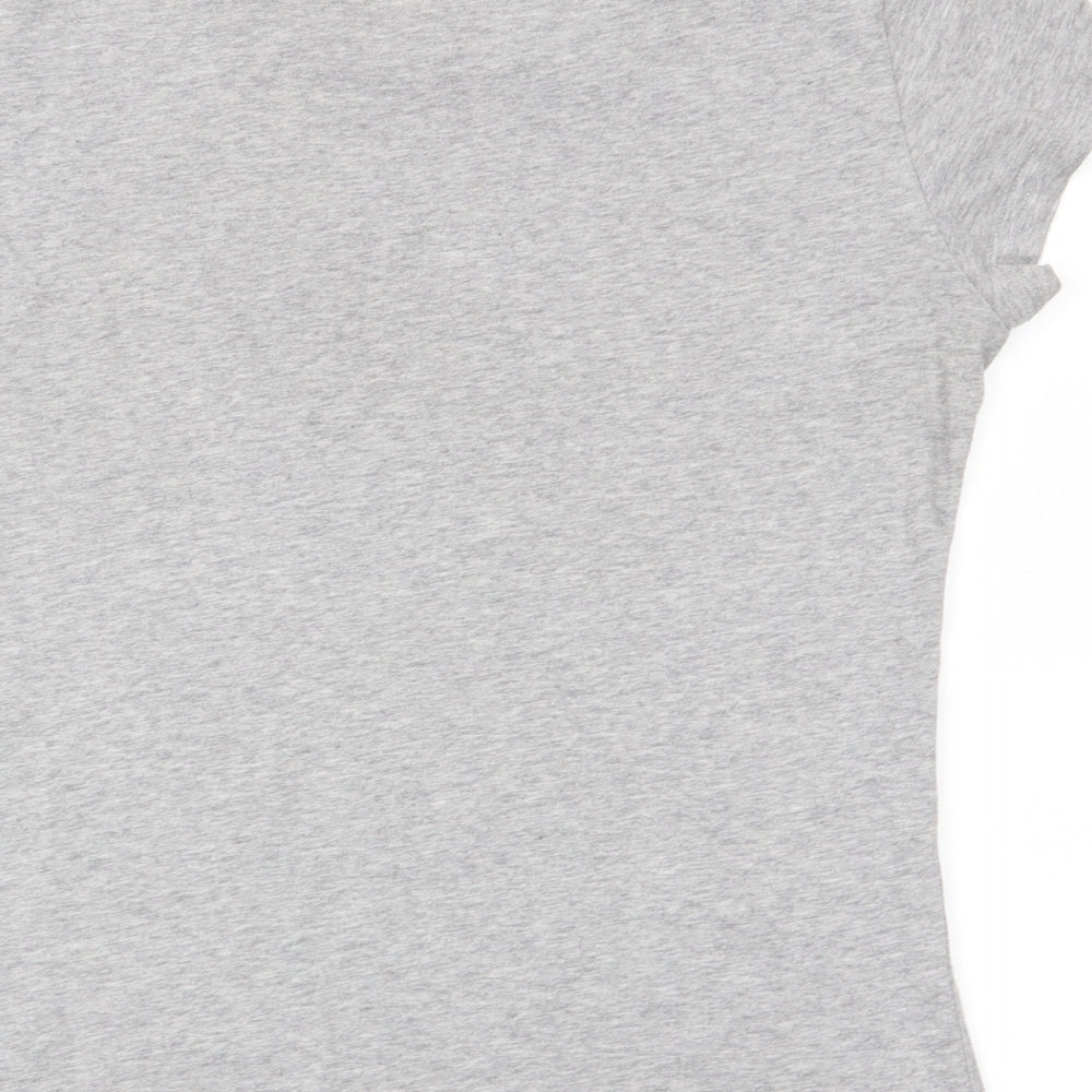 adidas Womens Grey   Basic T-Shirt Size 8