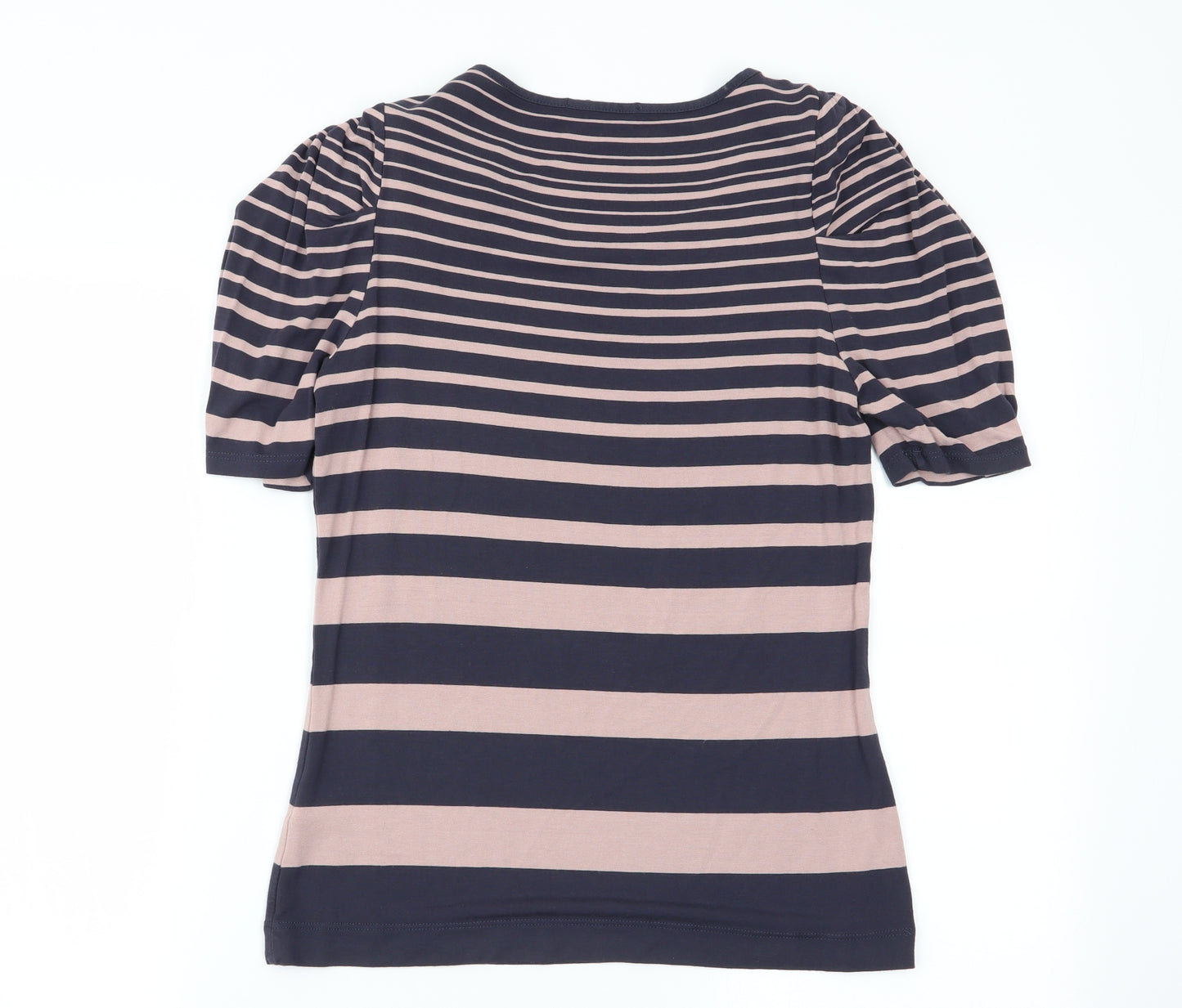 Autograph Womens Multicoloured Striped  Basic T-Shirt Size 12