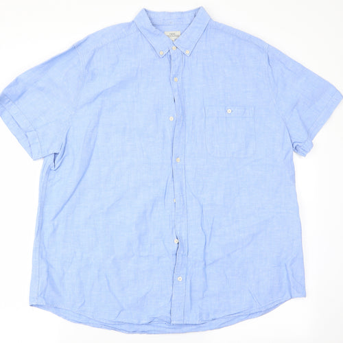 NEXT Mens Blue    Button-Up Size 2XL