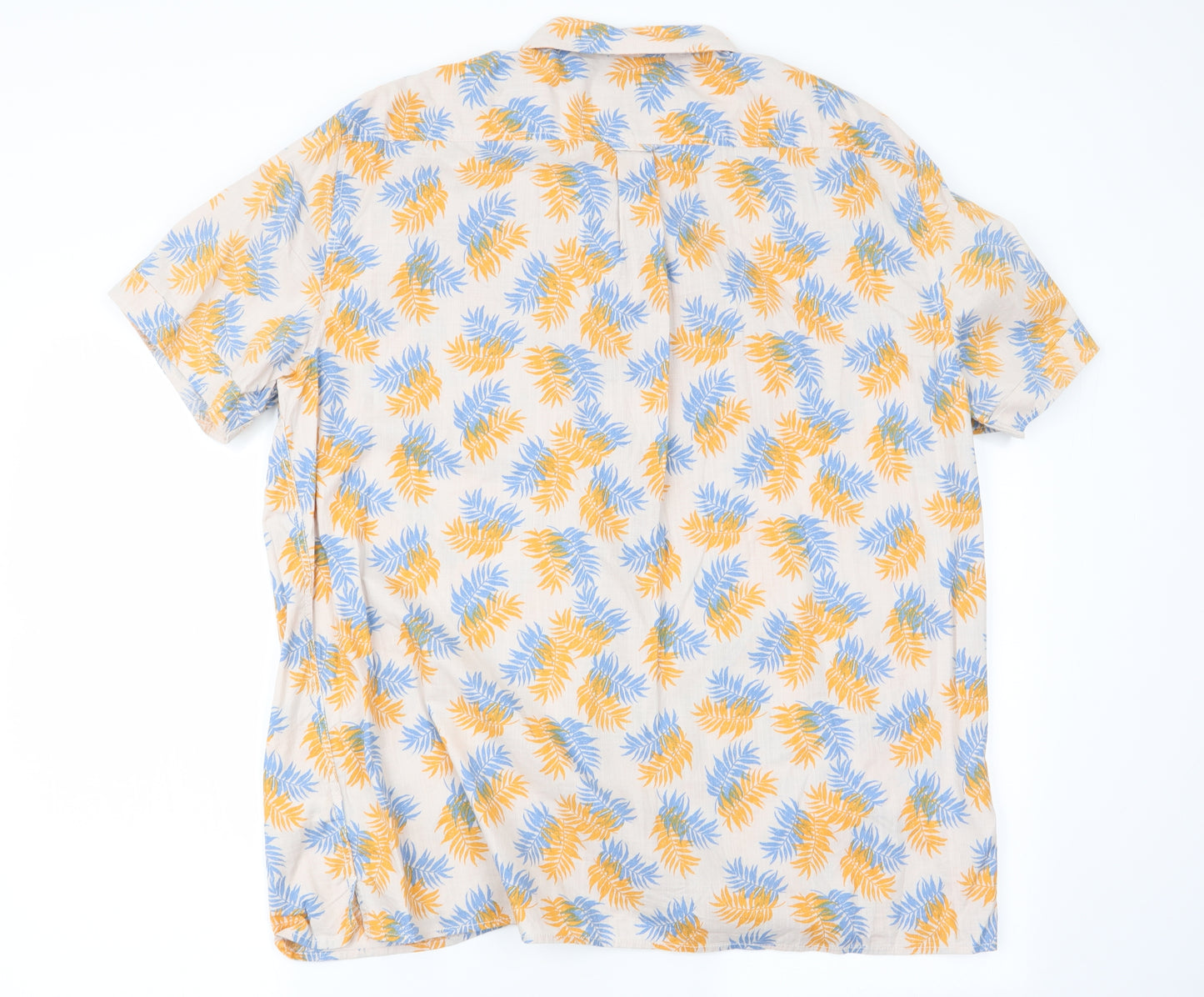 NEXT Mens Multicoloured Floral   Button-Up Size XL